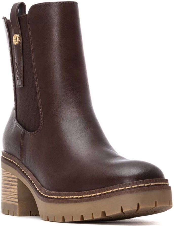 Xti 144456 Booties Met Hak Bruin Vrouw