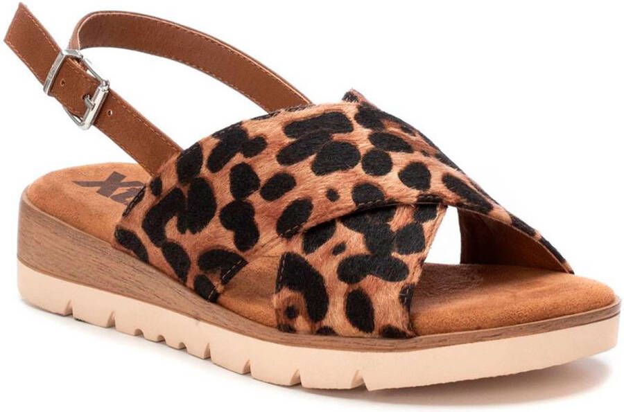 Xti 14459801 Wedgesandalen Bruin Vrouw