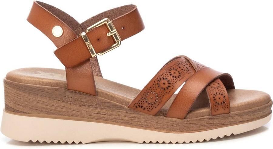 Xti 14385101 Wedgesandalen Bruin Vrouw