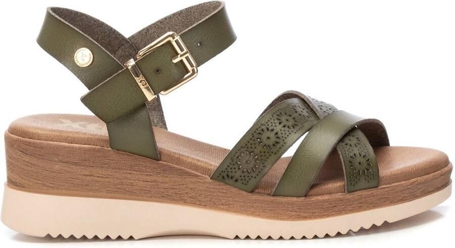 Xti 14385103 Wedgesandalen Groen Vrouw