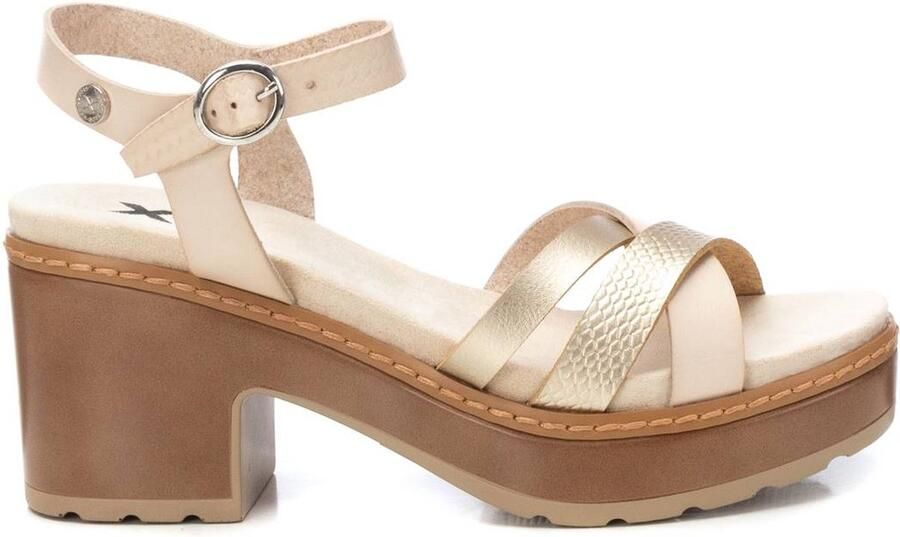 Xti 144086 Hakken Sandalen Beige Vrouw