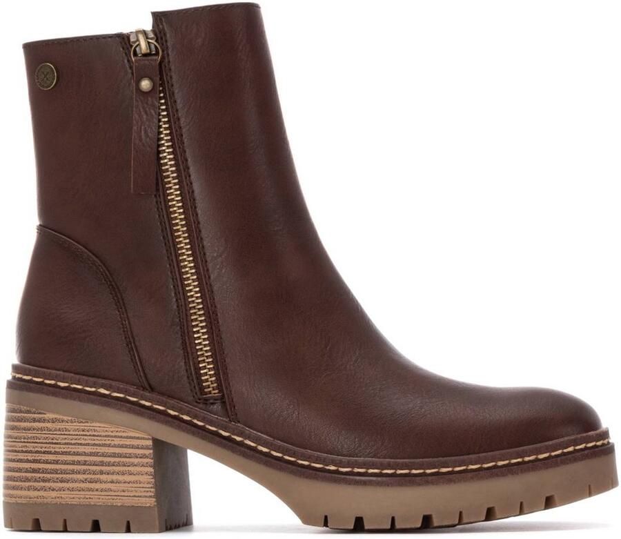 Xti 144455 Booties Met Hak Bruin Vrouw