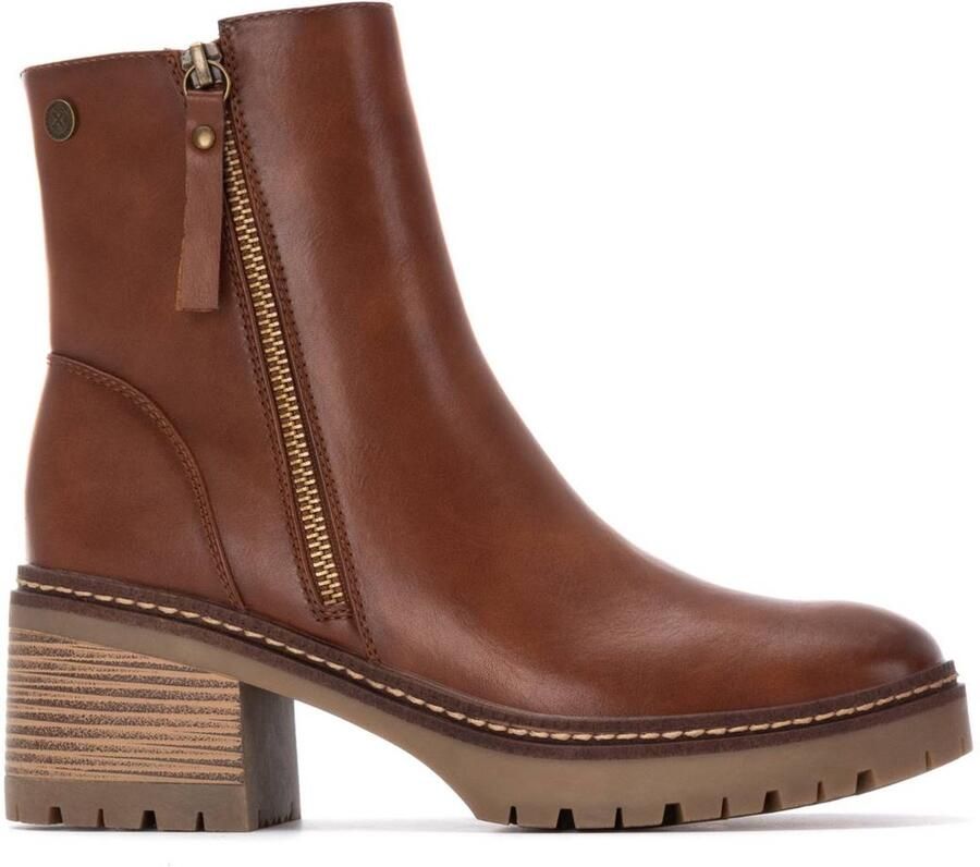 Xti 144455 Booties Met Hak Bruin Vrouw