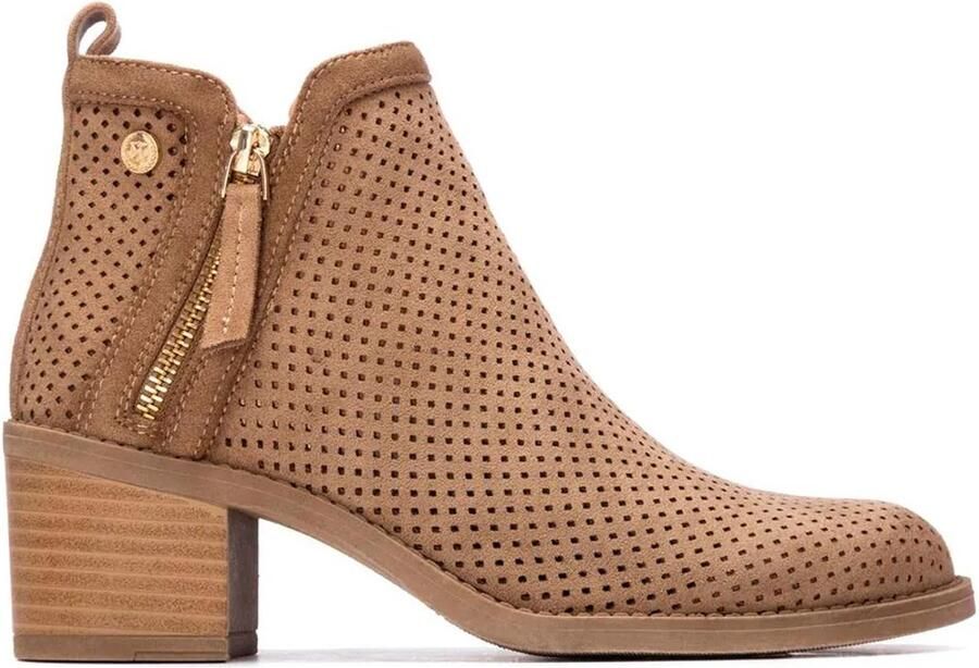 Xti 145035 Booties Met Hak Bruin Vrouw