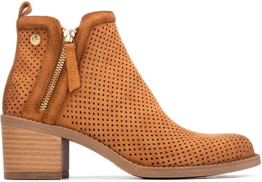 Xti 145035 Booties Met Hak Bruin Vrouw