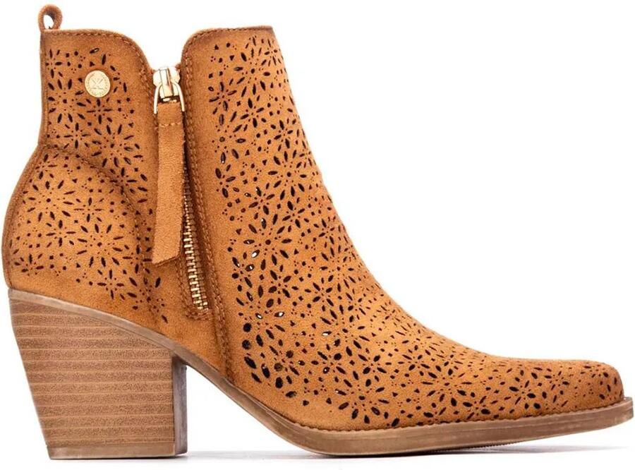 Xti 145037 Booties Met Hak Bruin Vrouw