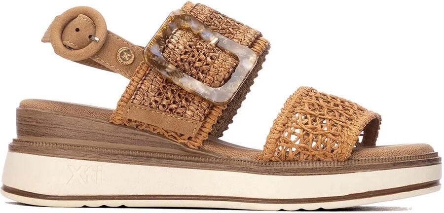 Xti 145241 Wedgesandalen Bruin Vrouw