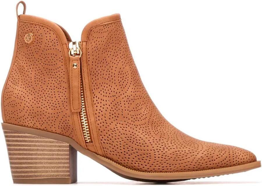 Xti 145266 Booties Met Hak Bruin Vrouw