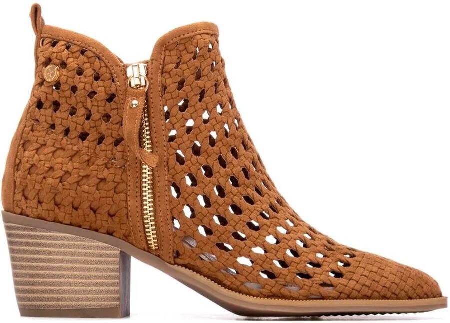 Xti 145267 Booties Met Hak Bruin Vrouw