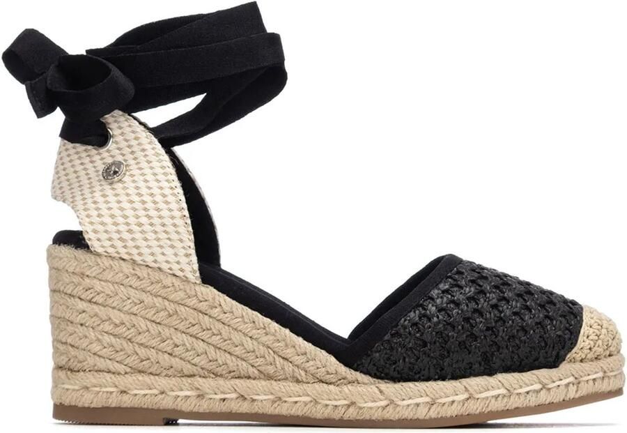 Xti 145340 Wedge Espadrilles Zwart Vrouw