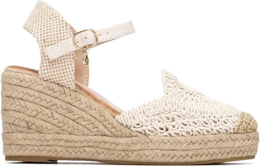 Xti 145417 Wedge Espadrilles Beige Vrouw