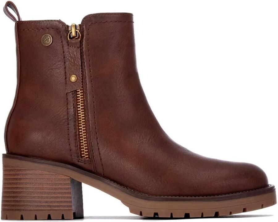 Xti 14608502 Booties Met Hak Bruin Vrouw