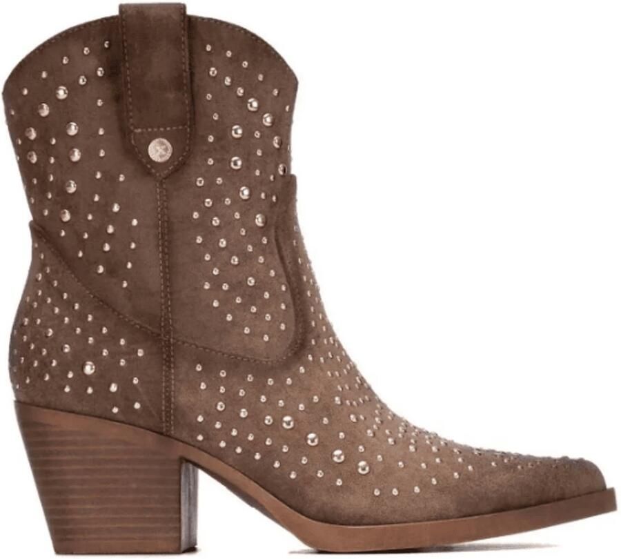Xti Dames Enkellaars Taupe