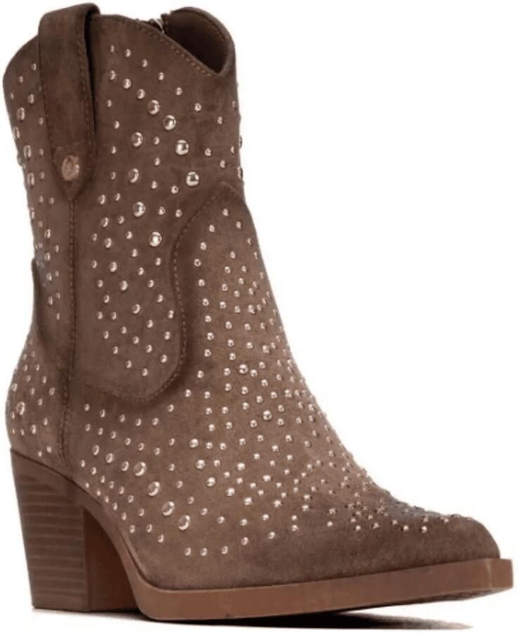 Xti Dames Enkellaars Taupe
