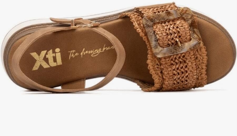 XTI Sandalen met sleehak 14524001