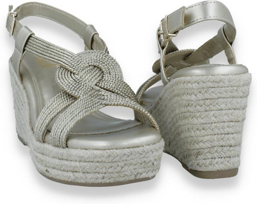 XTI Sandalen met sleehak 145458