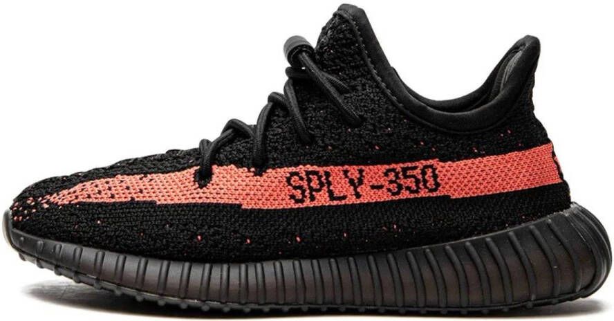 Yeezy Adidas Boost 350 V2 Core Black Red (Infants)