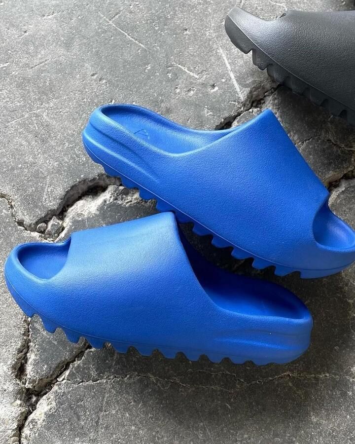 Yeezy Azure Comfort Slippers Blue