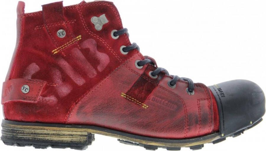 Yellow Cab INDUSTRIAL M Herenschoenen laarzen Y15012 rood