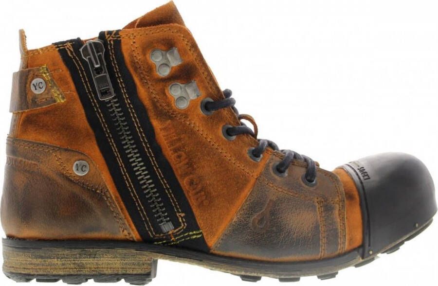 Yellow Cab Y15419 Industrial 2-B Herenschoenen laarzen 800-cognac