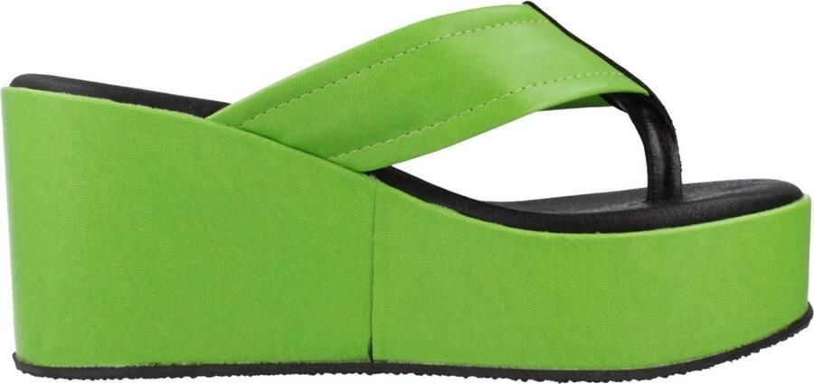 Yellow Platform Wedge Sandal