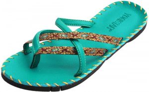 Yogistar Yoga Sandalen turkoois 37 Slippers