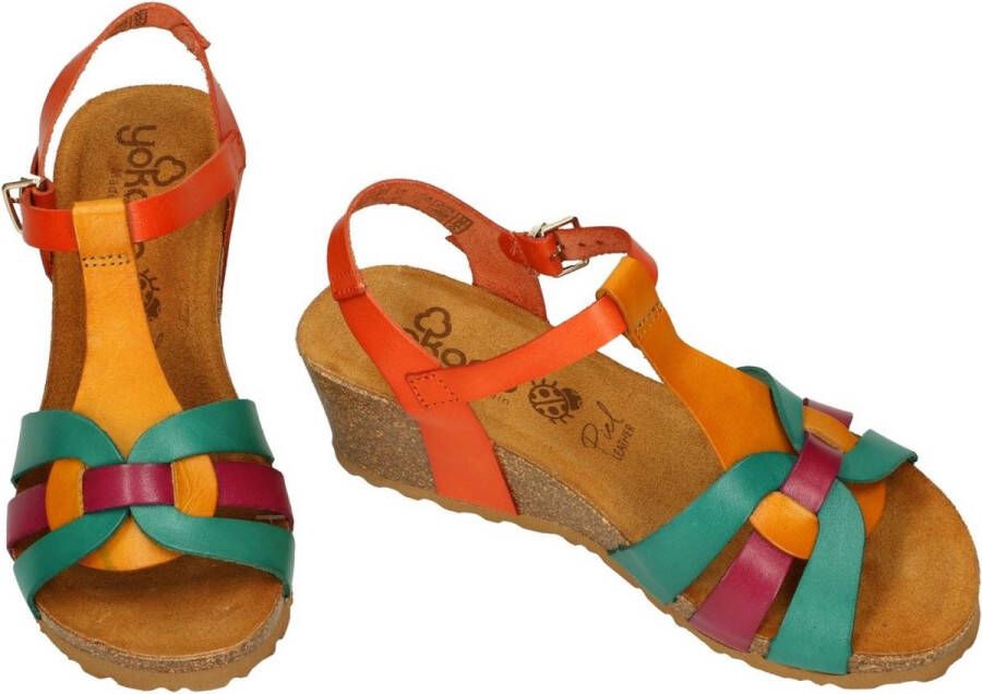 Yokono -Dames combinatie kleuren sandalen