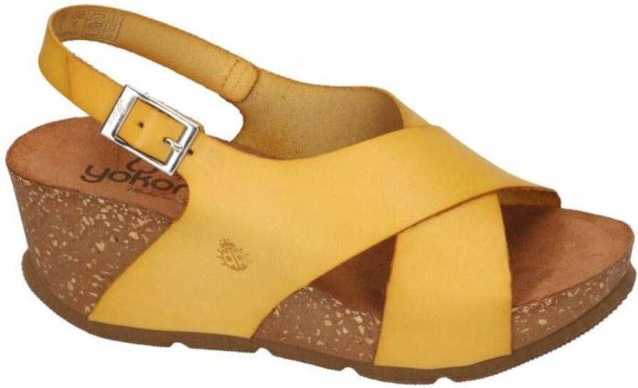 Yokono -Dames geel sandalen