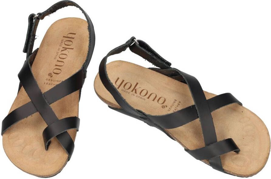 Yokono -Dames zwart sandalen