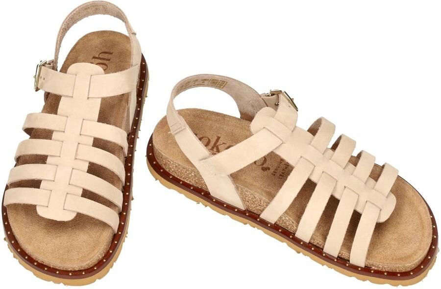 Yokono -Dames zandkleur sandalen