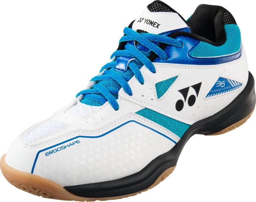 Yonex Badmintonschoenen Power Cushion 36 Heren Wit blauw