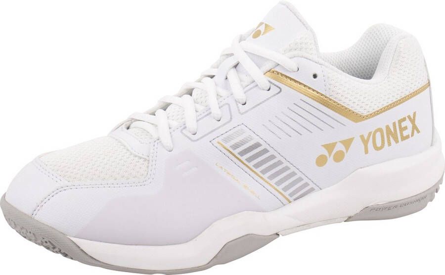 Yonex Strider FLOW badmintonschoen wit goud