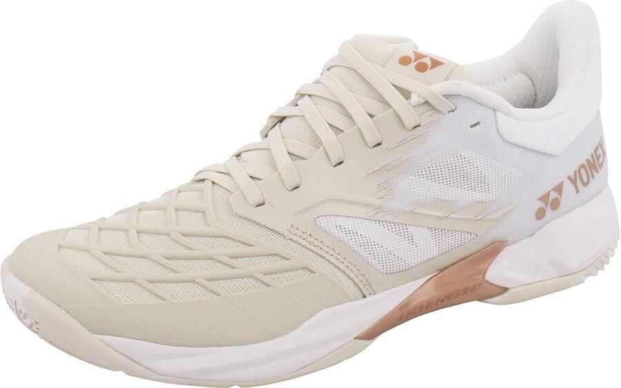 Yonex Cascade Drive unisex badmintonschoen light beige