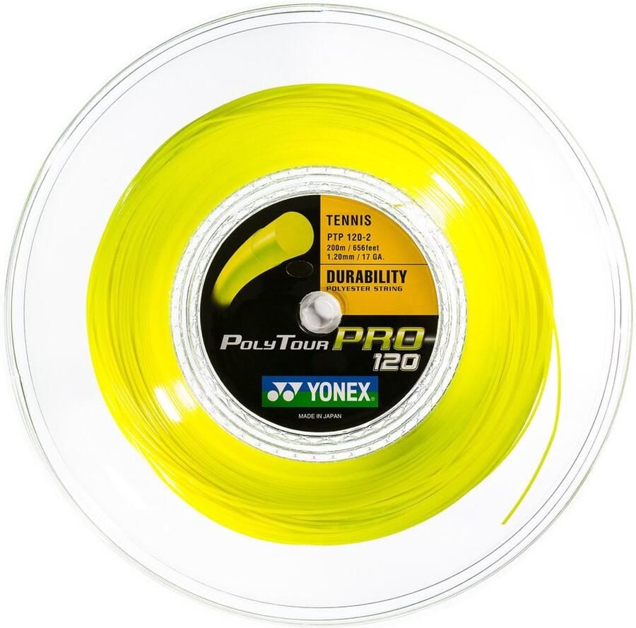 Yonex Tennissnaar Polytour Pro 1.25 Op Rol 200m Blauw