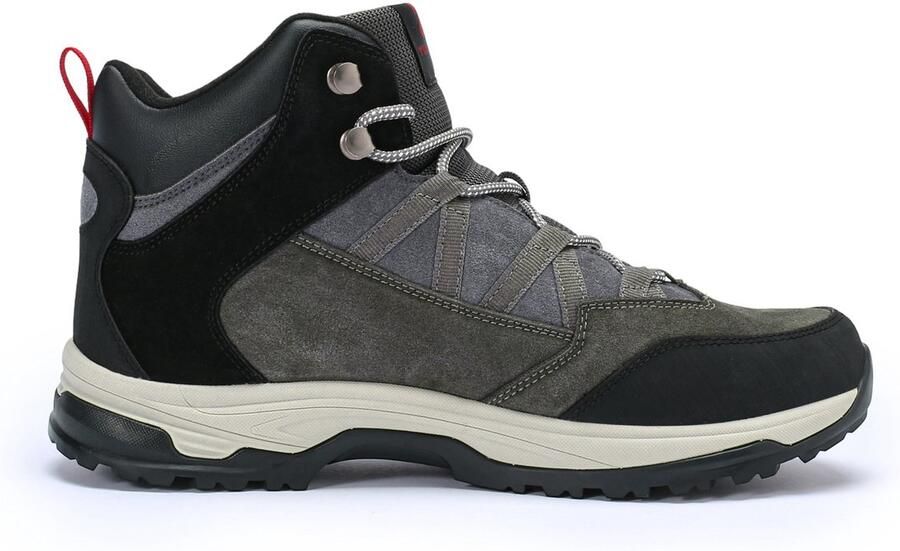 YOUTHUP Heren Outdoor Suède Halfhoge Wandelschoen Warm Antislip
