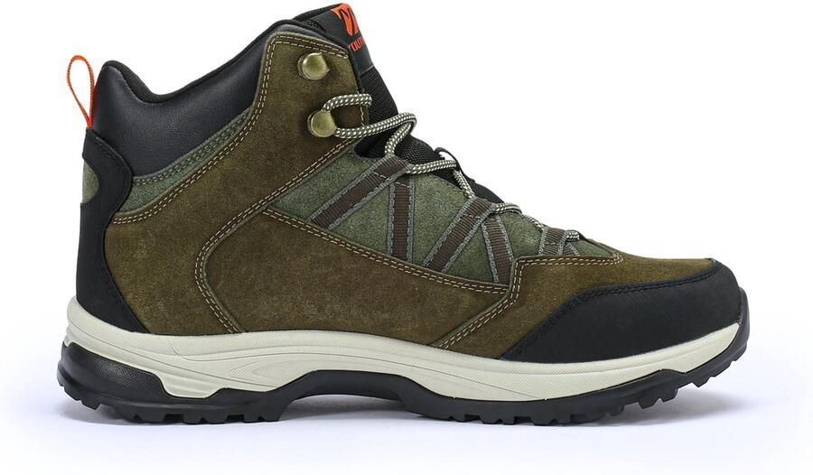 YOUTHUP Heren Outdoor Suède Halfhoge Wandelschoen Warm Antislip