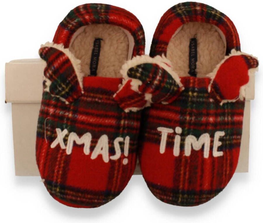 Ysabel Mora Pantoffels kinderen kerstmis | slippers extra zacht Xmas