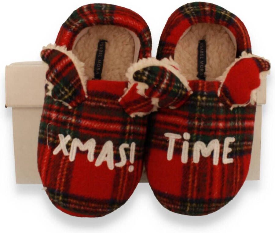 Ysabel Mora Pantoffels kinderen kerstmis slippers extra zacht Xmas