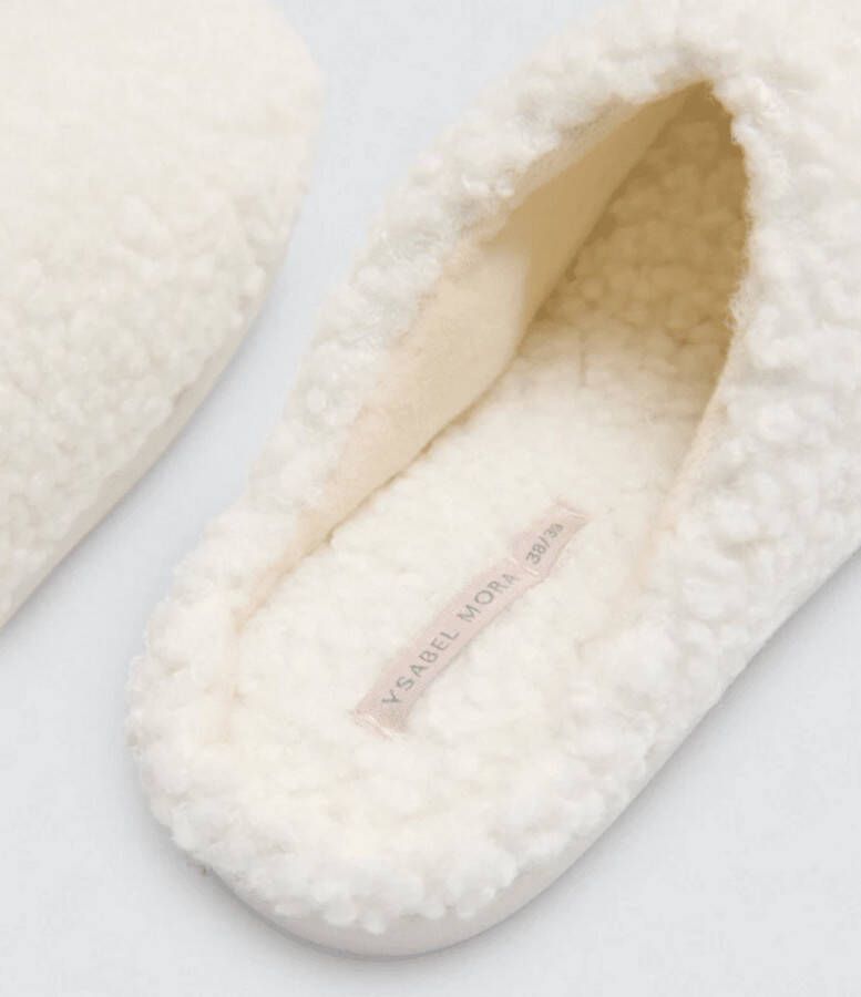 Ysabel Mora Dames Pantoffel Wit - Foto 2