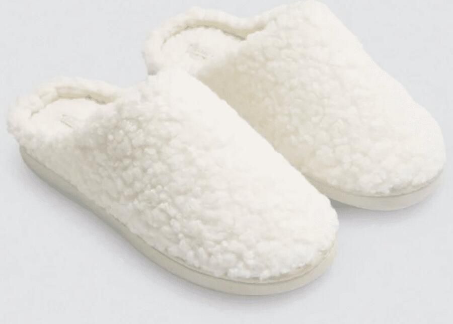 Ysabel Mora Dames Pantoffel Wit