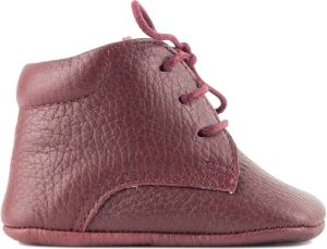Yucco Kids Little one Babyslofjes Instappers Leer Bordeaux Rood t m