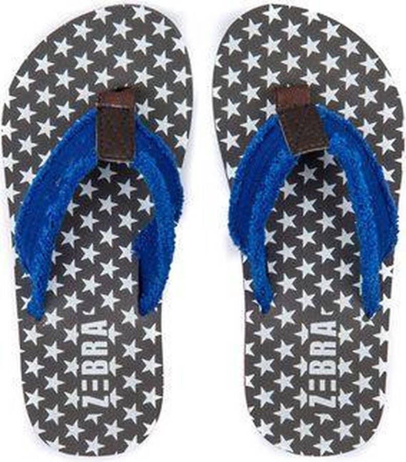Zebra slippers Boys stars