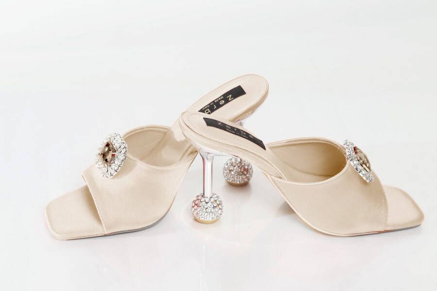 Zerba Dames Muiltjes Beige Marzano