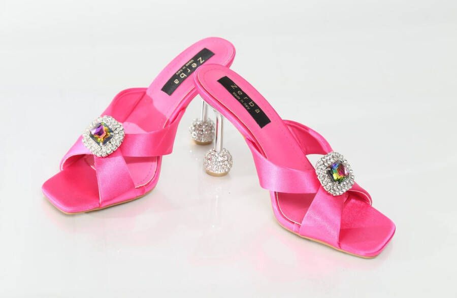 Zerba Dames Muiltjes Fuxia Maglione
