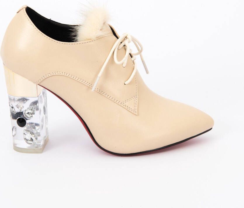 Zerba Dames Pumps Cremé Leer Gramini
