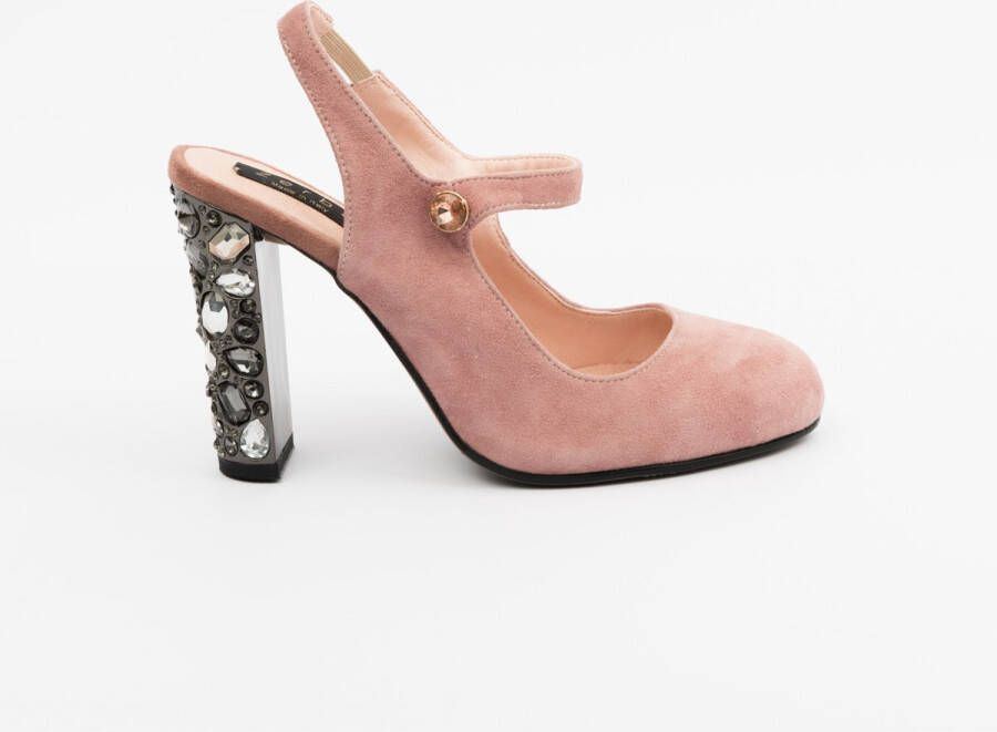 Zerba Dames Pumps Roze Leer Belgina