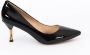 Zerba Dames Pumps Sandalen Zwart Leer Averar - Thumbnail 2