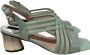 Zerba Dames Sandalen Muiltjes Multicolor Zijde Amalfi - Thumbnail 3