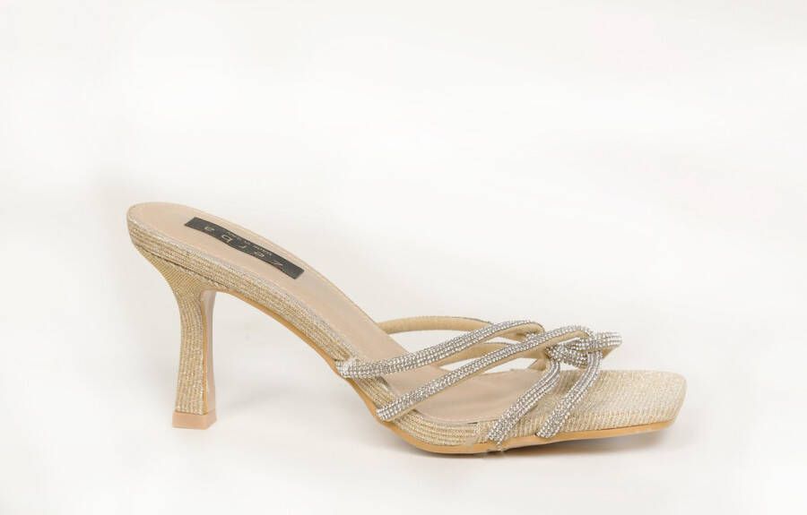 Zerba Z Dames Sandalen Muiltjes Gold Leer Sestola