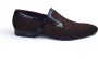 Zerba Heren Instappers Loafers Zwart Leer Attinata - Thumbnail 1